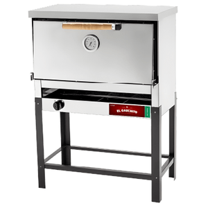 Horno Pizzero Sol Real Gauchito  6 Moldes Gas Natural