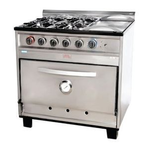 Cocina SKC 4 Hornallas y Plancha Gas Natural