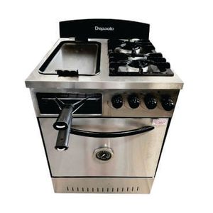 Cocina Depaolo 2 Hornallas con Plancha y Carlitera Gas Natural