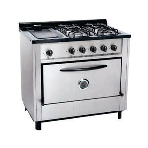 Cocina Depaolo 900 4 Hornallas y Plancha Gas Natural