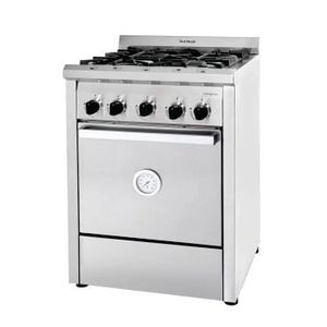 Cocina Profesional Sol Real 4 Hornallas 55 Cm Gas Natural