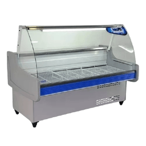 Batea Stylo 1,25 Metros Vidrio Curvo Equipada