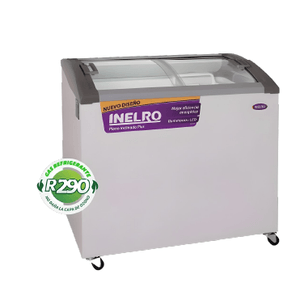 Freezer Inelro 211 Lts. Plano Inclinado con Tapa de Vidrio