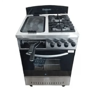 Cocina Depaolo 2 Hornallas con Plancha Tostadora Gas Envasado