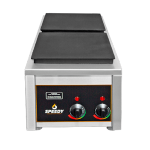 Anafe Eléctrico Speedy 2 Hornallas Cuadrado Profesional 2,5KW 380V