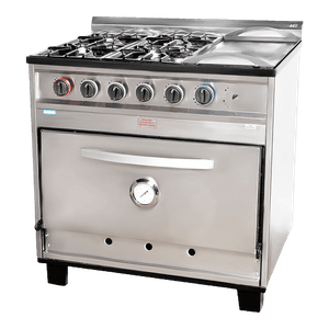 Cocina SKC 4 Hornallas y Plancha Gas Natural