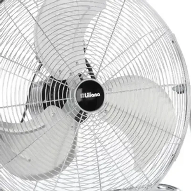 Turboventilador Liliana 18" 3 aspas parrilla cromada